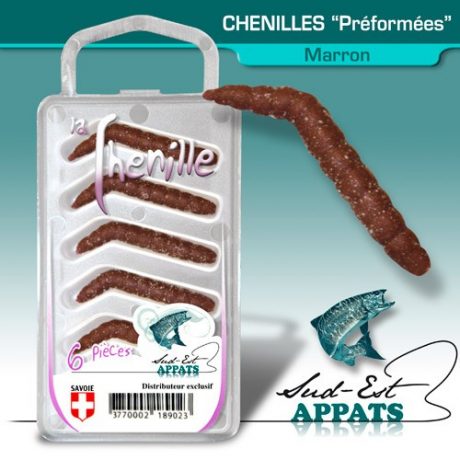 Chenilles par 6 - couleur MARRON