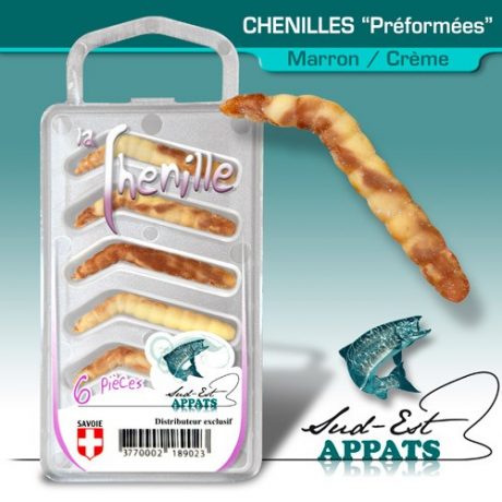 Chenilles par 6 - couleur MARRON CREME